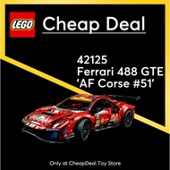 - LEGO 42125 Technic Ferrari 488 GTE (1677 Pieces)