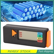 Digital Battery Tester LCD Display Portable Capacity Checker for C AA AAA D N 6F22