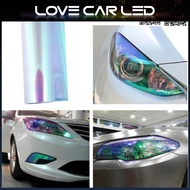 1Meter Chameleon Iridescent Film Headlight Taillight Fog Light Vinyl Tint Film