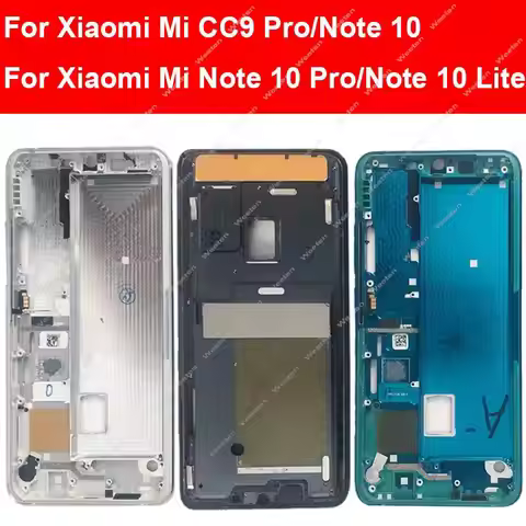Middle Frame Housing For Xiaomi Mi Note 10 Note 10 Pro Mi Note 10 Lite Mi CC9 Pro Middle Frame Bezel