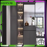 Cabinet QW. Hallway Entrance Foyer Cabinet Modern Minimalist Changhong Glass Partition Cabinet QW.