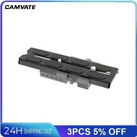 CAMVATE Quick Release Manfrotto Plate 7.01" Long Version For DSLR Camera 577/ 501/ 504/ 701 Tripod M