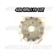 428 FRONT SPROCKET YAMAHA SRL115 13T 15T SPROCKET DEPAN