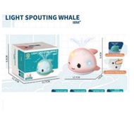 Light spouting whale baby shark Fountain baby shark Bath Toys