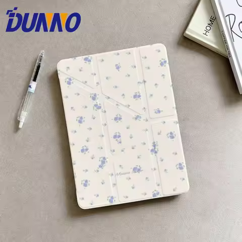 3+Y Type Case with Pencil Holder for ipad Air 7th Gen Case for IPad A16 11th 10th 10.2 " Mini6 /7 Ai