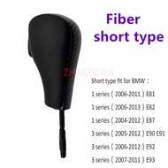 Suitable for BMW E36E46E39E53E60E61E61 Car Shift Knob Carbon Fiber Werewolf Leather