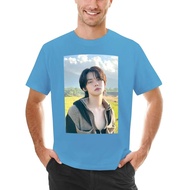 เสื้อยืดลายอนิเมะ TXT yeonjun ยั่วยวนเสื้อยืดผ้าฝ้ายสำหรับผู้ชาย