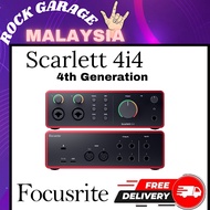 Focusrite Scarlett 4i4  Audio Interface (4th Generation)