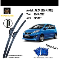 🔥WIPER KING🔥 PERODUA ALZA (2009-2022) WIPER KING GERMAN TECHNOLOGY SILICONE WIPER BLADE