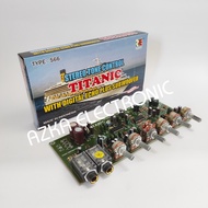 Kit Tone Control Stereo With Mic Echo Plus Subwoofer