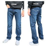 TPPJEANS LS Straight Denim กางเกงยีนส์ชาย ทรงกระบอก สีบลูยีนส์ฟอก เป้าซิป ผ้านิ่ม ทรงสวย ใส่สบาย Siz