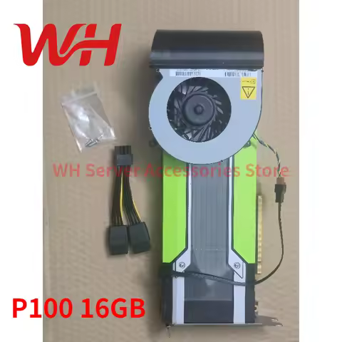 for NVIDIA Tesla P100 16GB HBM2 PCIE Graphics Card Server GPU Turbo Fan for Deep Learning AI Computi