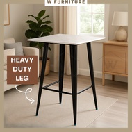 Wfurniture Island Table Bar Table 95 cm Meja Island High Table Bar Super Solid Wood Cafe Table 吧台桌