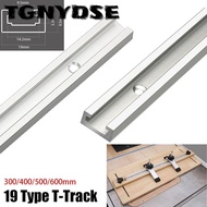 TGNYDSE 1Pcs T-Slot Track, T Slider Fixture Slot Slide Slide Guide Rail T-Track,  Aluminium Alloy 19