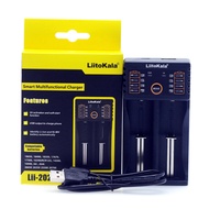 Liitokala Lii-202 Lii-402 18650 1.2V 3.7V 3.2V AA/AAA 26650 10440 16340 21700 20700 14500 NiMH Lithium Battery Smart Charger