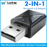 2 in 1 Bluetooth 5.0 Audio Receiver Transmitter Stereo Mini Bluetooth AUX USB 3.5mm Jack For TV PC A2 Car Kit Wireless Adapter