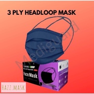 MASK HEADLOOP DENIM BLUE 50PCS