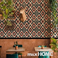 วอลล์เปเปอร์ลายทางเรขาคณิตคลาสสิกสติกเกอร์ติดกำแพงแบบลอกออกได้ด้วยตัวเองพื้นผิวที่หนาขึ้นสำหรับห้องน