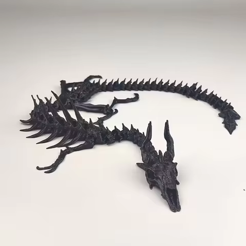 A Poseable Articulated Dragon-bone Fishbone Decoration - Flexible Spine That Can Be Posed, No Batter