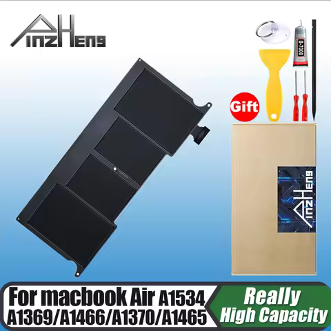 PINZHENG Laptop Battery For Macbook Air 13'' A1466 A1369 A1465 11'' A1370 12'' A1534 A1377 A1405 A14