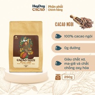 Bag of 80g/ 250g Cocoa nibs (Cocoa nibs) - Naturally roasted Cocoa beans - Heyday Cacao Cacao Nibs