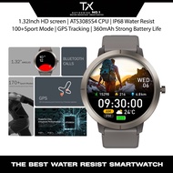 Satellite GPS Position Smart Watch TX-76W Heart Rate SpO2 Monitor Stress Monitor 5ATM Waterproof Cus