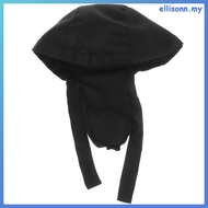 Chef Hat Breathable Chef Hat Decorative Chef Hat Restaurant Cook Hat Unisex Chef Hat with Ties  elli
