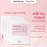 Combo of 4 Boxes of IMU Deep Collagen Jelly Pack Moisturizing, Restoring, Brightening, Preventing Ag