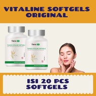 Vitaline softgels tiens | pemutih badan | vitamin pemutih kulit