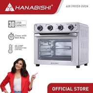 Hanabishi Air Fryer Oven HAFEO30SS 30L Heavy Duty Stainless Steel, with Toaster, Rotisserie Function