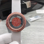🔥HIGHEST SWISS GRADE🔥 JACOB_AND_CO MYSTERIOUS TIME ANGEL EYES ORIGINAL FASHION QUARTZ ORANGE WATCH