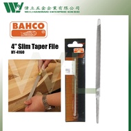 BAHCO 4" slim Taper File (TRIANGLE) KIKIR TIGA SEGI GOSOK GERGAJI