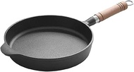Wok Cookery Cast Iron Small Frying Pan 22cm Cast Iron Pan Breakfast Pancake Omelette Steak Frying Pan Uncoated Non-Stick Pan vision