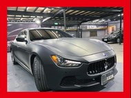 (166)2016年式 Maserati Ghibli 3.0 V6 汽油 消光黑貼膜