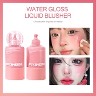 Liquid Powder Blusher A Light-Based Blush Smooth Texture Gives Natural Shiny Skin Look-wd