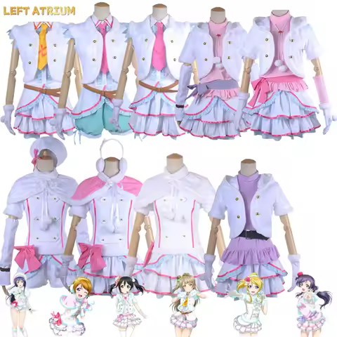 Anime Lovelive Love Live Μ'S Snow Halation Kotori Minami Nico Yazawa Rin Hoshizora Cosplay Costume W