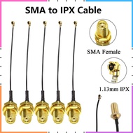 【Ready Stock】5PCS Connector Antenna WiFi Pigtail SMA Female to IPX Extension Cable 15cm UFL/U.FL IPX