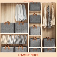 [Ready Stock] Clothes Organiser Steel Organizer Box Wardrobe Organizer Compartment Organizer Clothes