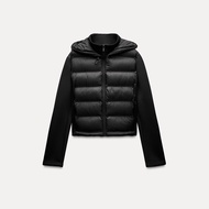 Zaraฝึกหัดแจ็คเก็ตบุคอตตอนอบอุ่นของผู้หญิงฤดูใบไม้ร่วงและฤดูหนาวใหม่4391742แจ็คเก็ตแขนยาว Trf