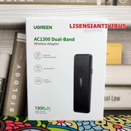 Ugreen AC1300 Dual Band Dongle Wifi Network adapter 2.4ghz and 5ghz 50340