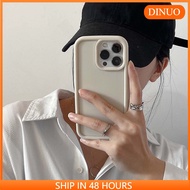 Antique White Arc Edge Photo Frame Phone Case Suitable for iphone14promax/13/12/11/XR/XS/X/XSMAX-DINUO