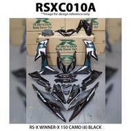 Cover Set Rapido RSX Honda Winner-X 150 Camo (8) Blue Black RSX150 Accessories Motor Red SupraGTR RS