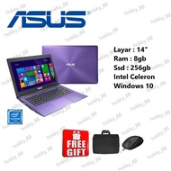 Laptop Asus X453/Celeron/RAM 8gb/ SSD 256gb/ FREE MOUSE/Laptop Murah