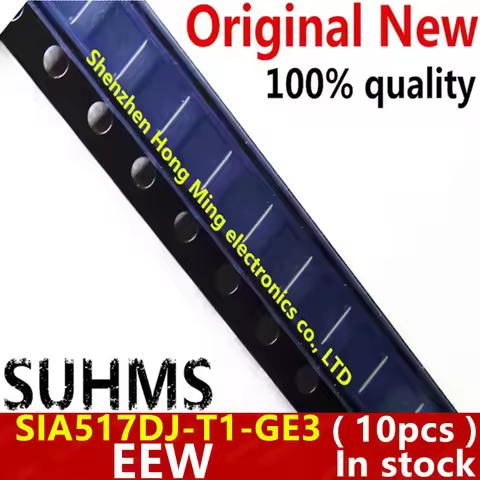 (10piece)100% New SIA517DJ-T1-GE3 SIA517DJ EEW QFN-6 Chipset