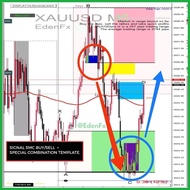 ICT SMC Alert MT4 Mobile Market Reversal/Market Structure Shift Indicator non dll + Special Combinat