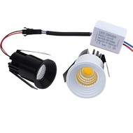หรี่แสงได้3วัตต์5วัตต์นำไฟสปอร์ตไลท์แสงมินิ LED เพดานดาวน์ไลท์โคมไฟหลอดไฟสำหรับตู้เคาน์เตอร์ตู้โชว์ 