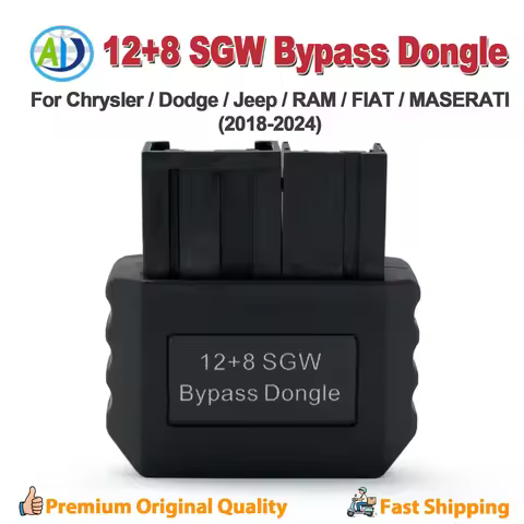 12pin 8pin SGW Bypass Dongle Adapter For Chrysler /Dodge /Jeep /RAM /FIAT /MASERATI Security Gateway