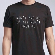 3IX4 2026 waffle gift for friends Don't Bro Me T-Shirt crew neck graphic print apparel cotton tee S-