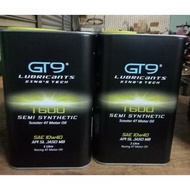 T600 GT9 Lubricant /Semi Synthetic 10w50 10w40 10w50 1L Oil Minyak Hitam