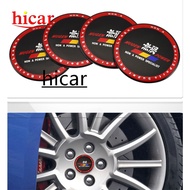 4 Pcs 56MM Car Wheel Center Hub Caps Emblem Sticker Decals Cover for Honda Mugen Accord Civic CRV Crosstour H-RV nsx Pilot Odyssey